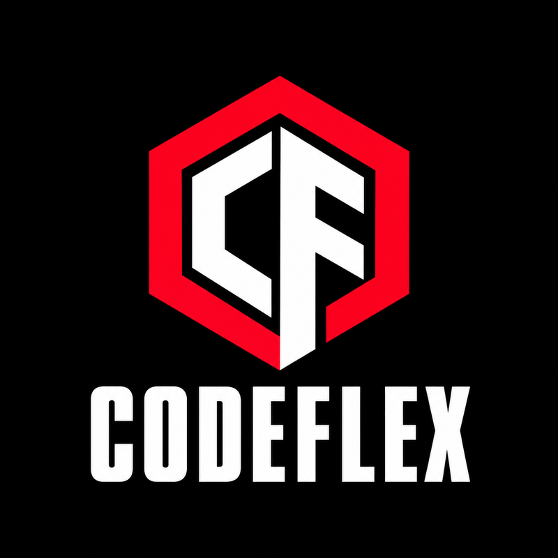 Codeflex logo with wordmark
